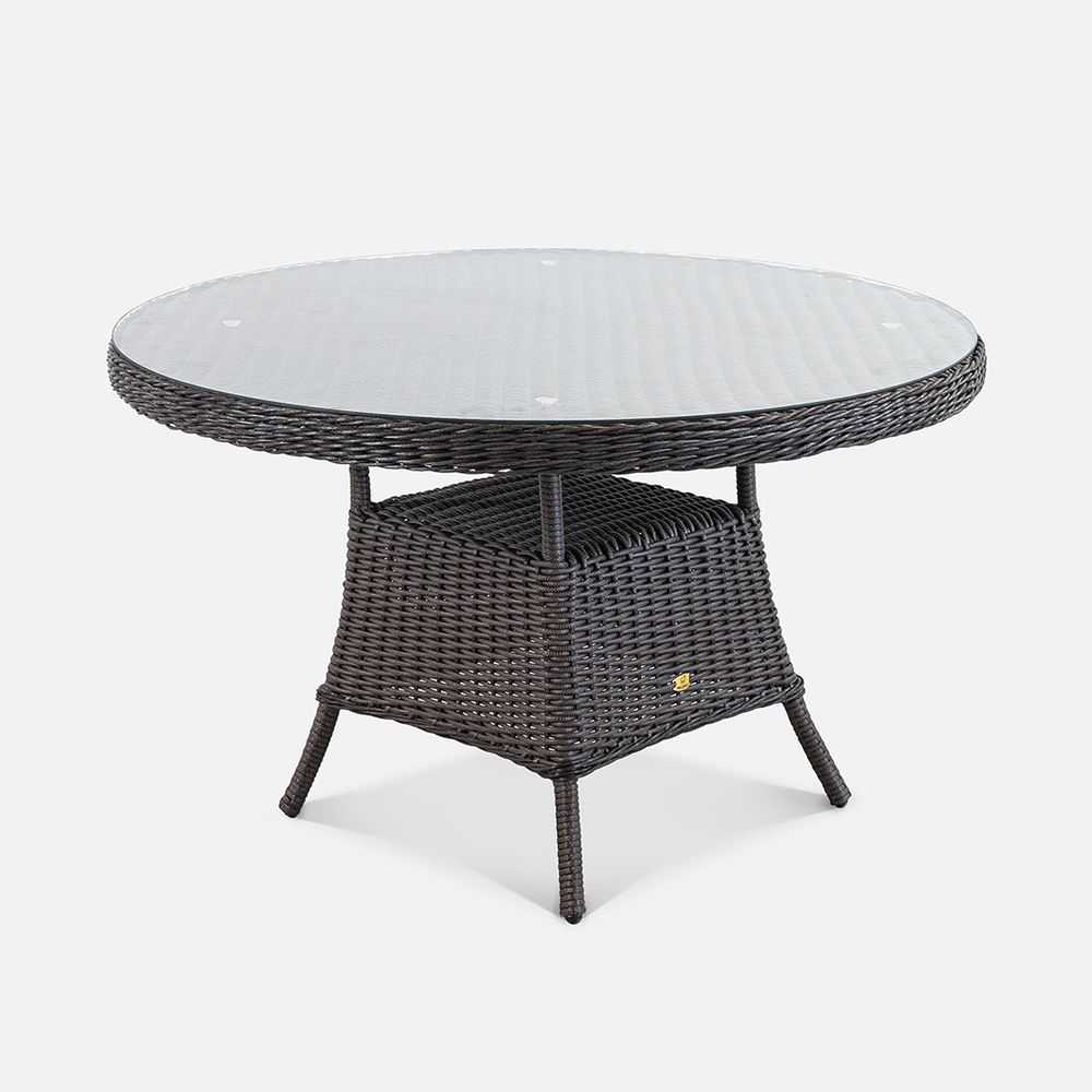 Стол Primo D1290 СТ  Шоколад Металлик, RAL 8017, CT.Прозрачное