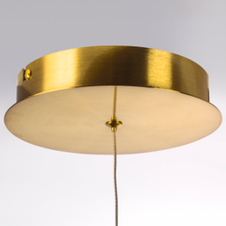 637083 Люстра CORINTO 40W LED 2850LM ЗОЛОТО 3000K IP20