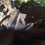 Кольцо ПЕРО, серебро