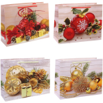 Пакет подарочный «Новогодние шары» 26*32*10 см