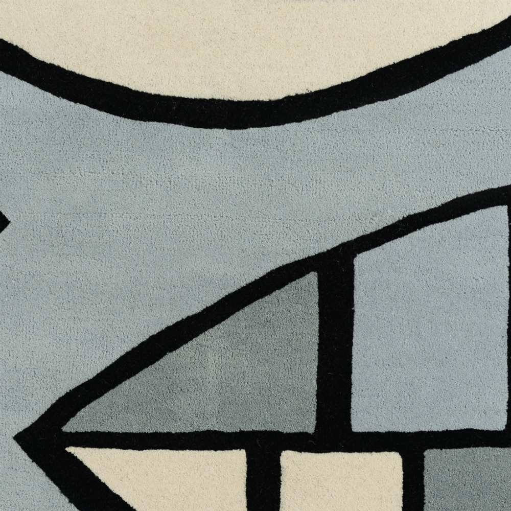 Ковер шерстяной ручной работы с принтом "Гармония тайги", 200х280 см