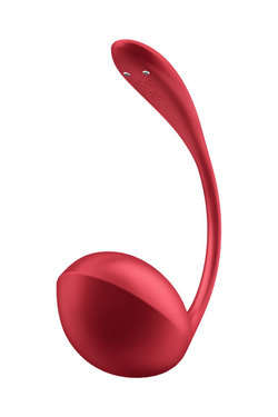 Satisfyer Ribbed Petal Connect App - Виброяйцо с пультом ДУ