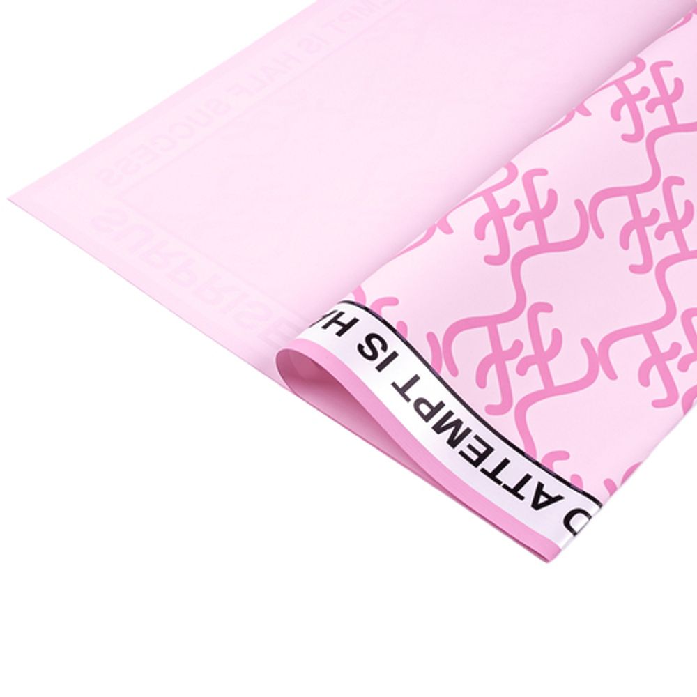 ЛИСТ матовый &quot;Успех&quot; 57*57см/10шт НЕЖНО-РОЗОВЫЙ