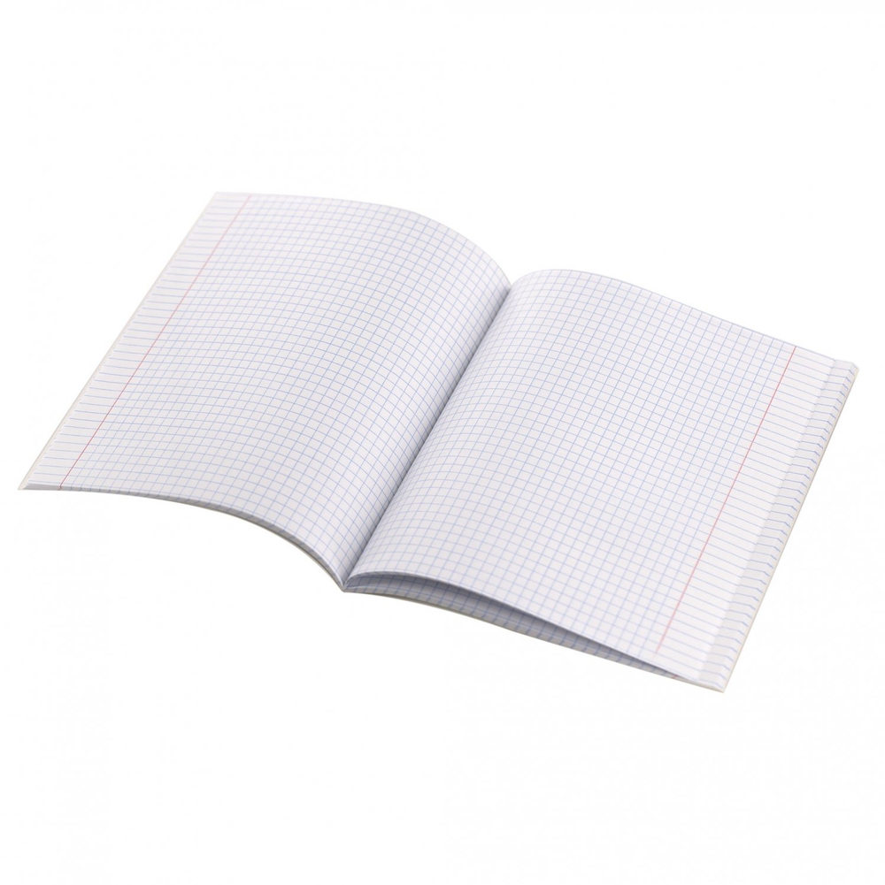 Тетрадь 48л., А5, клетка, Alingar "Go for it", скрепка, мелованный картон (стандарт), блок офсет, 4 дизайна в пленке т/у