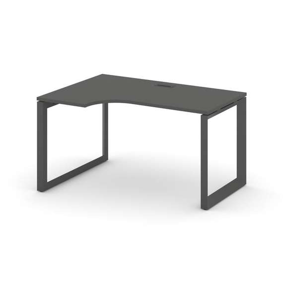 Style Project Стол рабочий эргономичный SN-59O.SPA-002(L) Антрацит/Металл Антрацит/Черный Заглушка 1