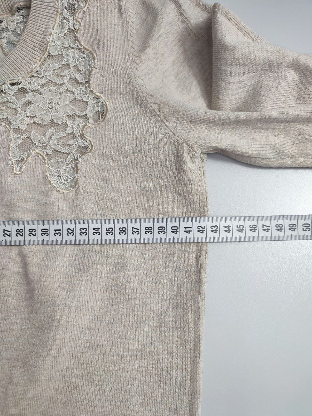 Джемпер Kira Plastinina с кружевом 48 размер