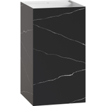 Раковина напольная Boheme Cube 802-NM 48х48х85 Corian Nero marquina