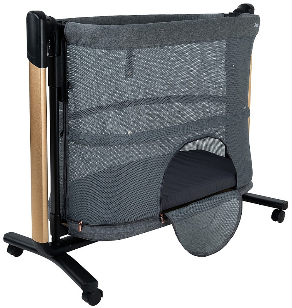 Колыбель Pituso Denia на колёсах 3 в 1 PD-C03-25 Dark Grey/темно серый