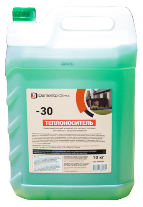 Теплоноситель Даменто Клима -30 Канистра 10КГ (этиленгликоль)