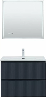 Тумба с раковиной Aquanet Джейн (Flat) 335429/330431 80 маренго