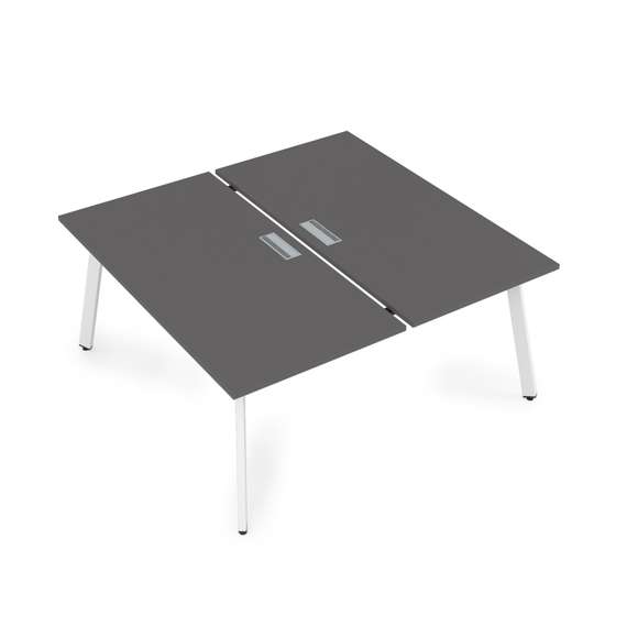 10БД.264 Стол системы Бенч, сдвоенный, на 2 рабочих места (1600*1235*750)