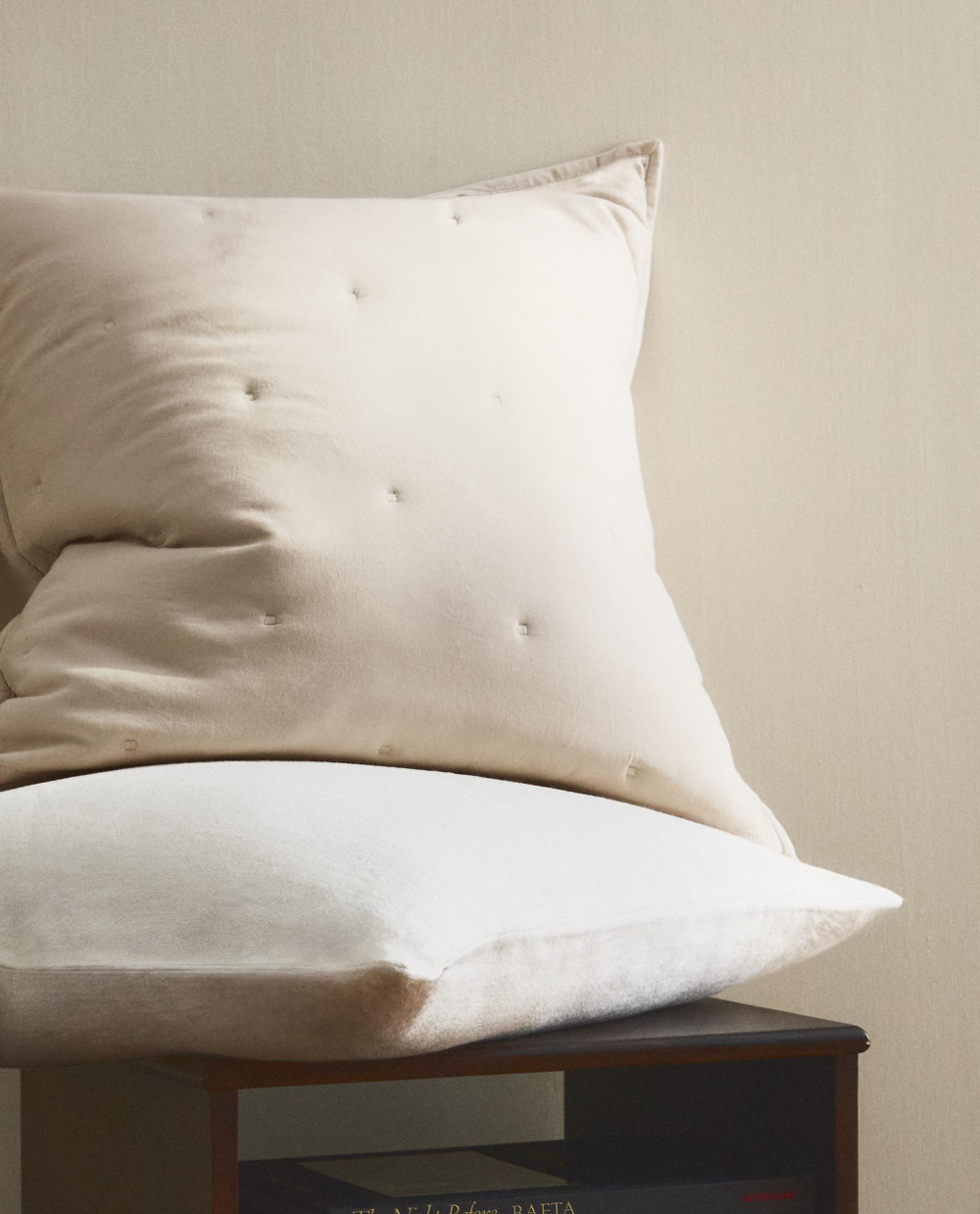 Zara Home наволочка декоративная из полиэстера, бежевый, 50x50 см
