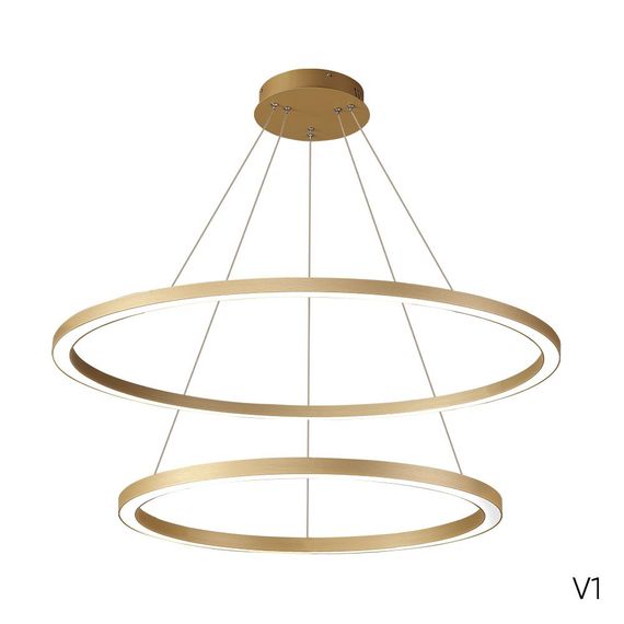 Подвесной светодиодный светильник Crystal Lux Fortuna SP123W Led Gold