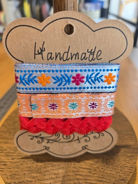 Набор "HANDMADE" декоративных лент, в ассортименте, 1 м каждая.
