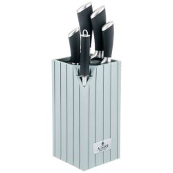 ПОДСТАВКА ДЛЯ НОЖЕЙ AGNESS "МОНБЛАН" УНИВЕРСАЛЬНАЯ, 12X12X23 СМ