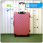 Большой чемодан L'Case Phatthaya, розовый