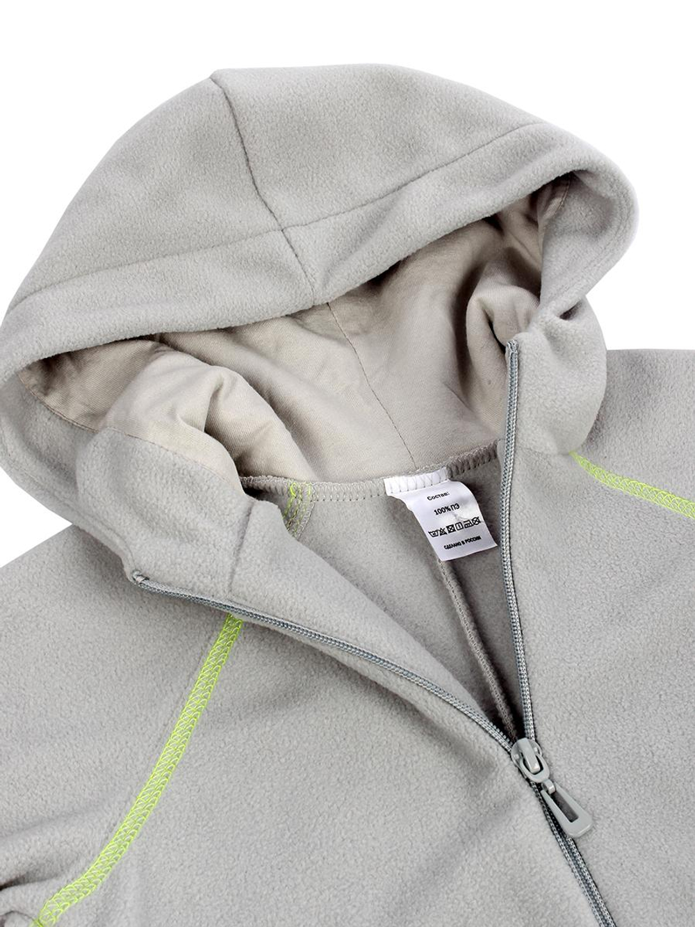 Комбинезон для мальчиков флис "Тимоша-1" К-99/1 р.122 св.серый (Ивашка)