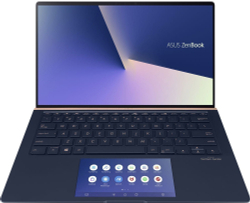 Ультрабук Asus Zenbook 14 UX434FQ-AI116T Royal Blue Core i7-10510U/16G/1Tb SSD/14; FHD IPS Touch/NV MX350 2G/WiFi/BT/ScreenPad 2.0/Win10 + чехол 90NB0RM3-M02620