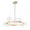 Подвесная люстра Crystal Lux Agata SP15 V2 Gold/Transparente