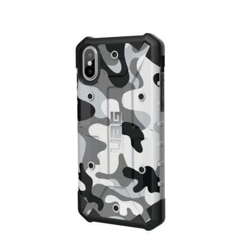 Чехол UAG Pathfinder SE Camo Series для Apple iPhone Xs Max белый камуфляж (Arctic)