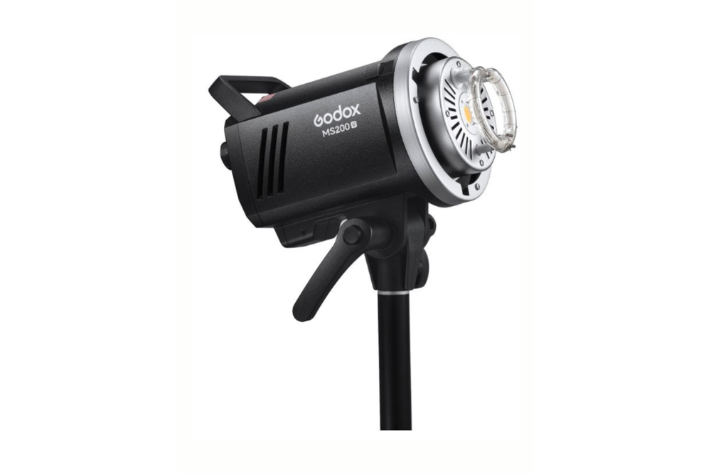 Вспышка студийная Godox MS200V со светодиодной пилотной лампой