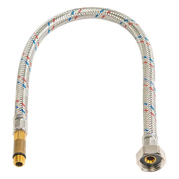 Гибкая подводка для воды Stout М10 (35 мм) х ВР 1/2", длина 500 мм (SHF-0046-351015)