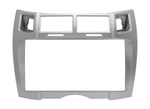 Комплект рамки с разъёмами 9" Toyota Yaris/Vitz P90 2005-2010 серебро Тип2 с боковинами - Car-Smart 9647F2S