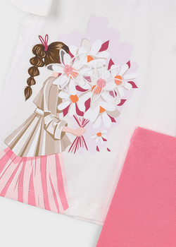 футболка с леггинсами