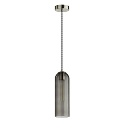 4805/1 PENDANT ODL21 407 никель/дымчатый Подвес E27 1*60W VOSTI