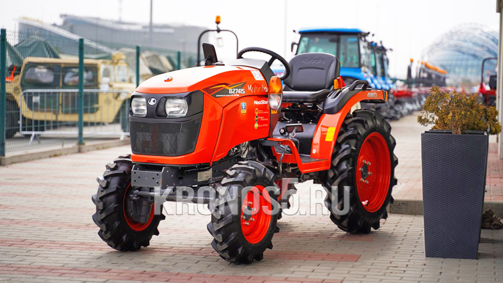 Трактор Kubota | Кубота B2741S 9+3 (Kubota India) STD agri 7.00-12 / 8.3-20 (с ПСМ)