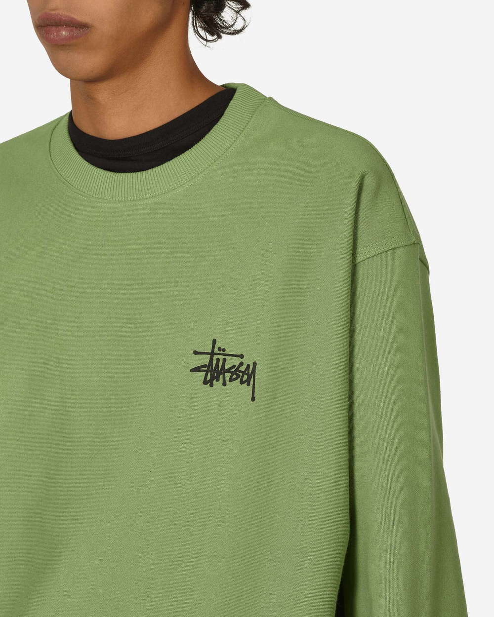 Stüssy Базовый Свитшот С Круглым Вырезом Moss