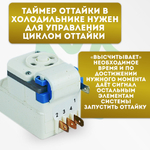 Таймер оттайки для холодильника No Frost TMDE 802 DS1