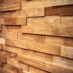 Деревянная мозаика для стен Wood Mosaic Астра Дуб