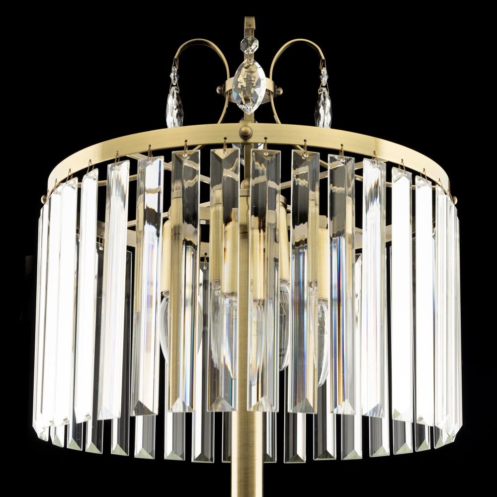 Citilux Инга CL335943 Торшер хрустальный Бронза