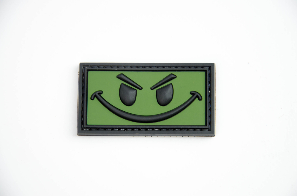 Шеврон Smile PVC. Олива