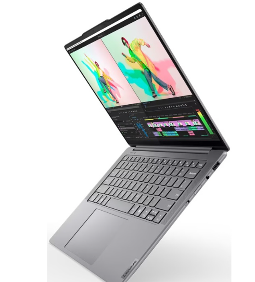 14" Ноутбук Lenovo Yoga Slim 7 PRO Grey (3072x1920, AMD Ryzen 7 7840HS, RAM 32ГБ, SSD 512ГБ, Nvidia GeForce RTX 4050, Win 11 Pro)