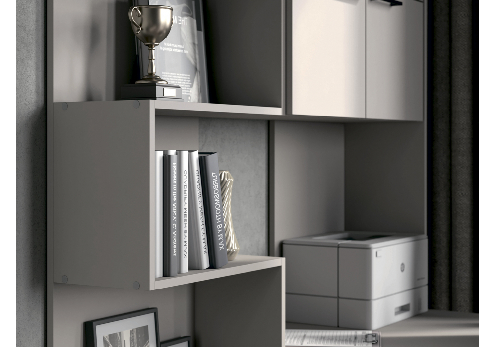 Компьютерный стол Woodville Эльброни правый кашемир