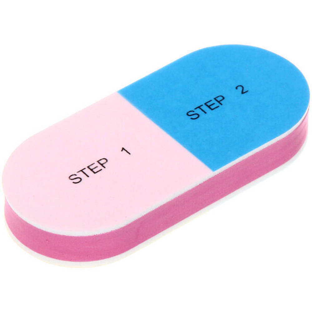 Полировка для ногтей 4 в 1, овал, цвет микс, 9*4см