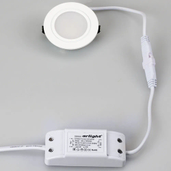 Светодиодный светильник LTM-R60WH-Frost 3W Day White 110deg (Arlight, IP40 Металл, 3 года) 020761