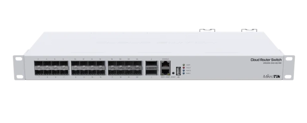MikroTik CRS326-24S+2Q+RM управляемый коммутатор с SFP+