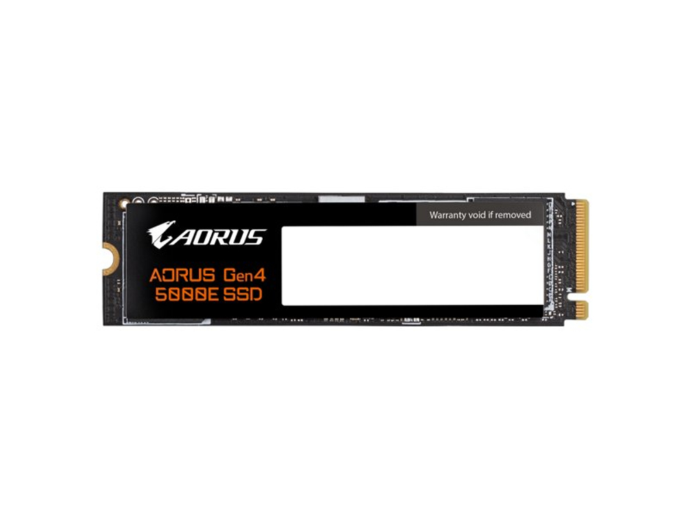 SSD накопитель Gigabyte Aorus Gen4 5000E 500ГБ, M.2 2280, PCIe 4.0 x4, NVMe [AG450E500G-G]