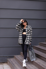 рубашка в крупную клетку