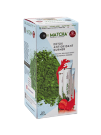 Matcha Detox Antioxidant Burner 20 pieces | Премиум детокс антиоксидантная со вкусом клубники