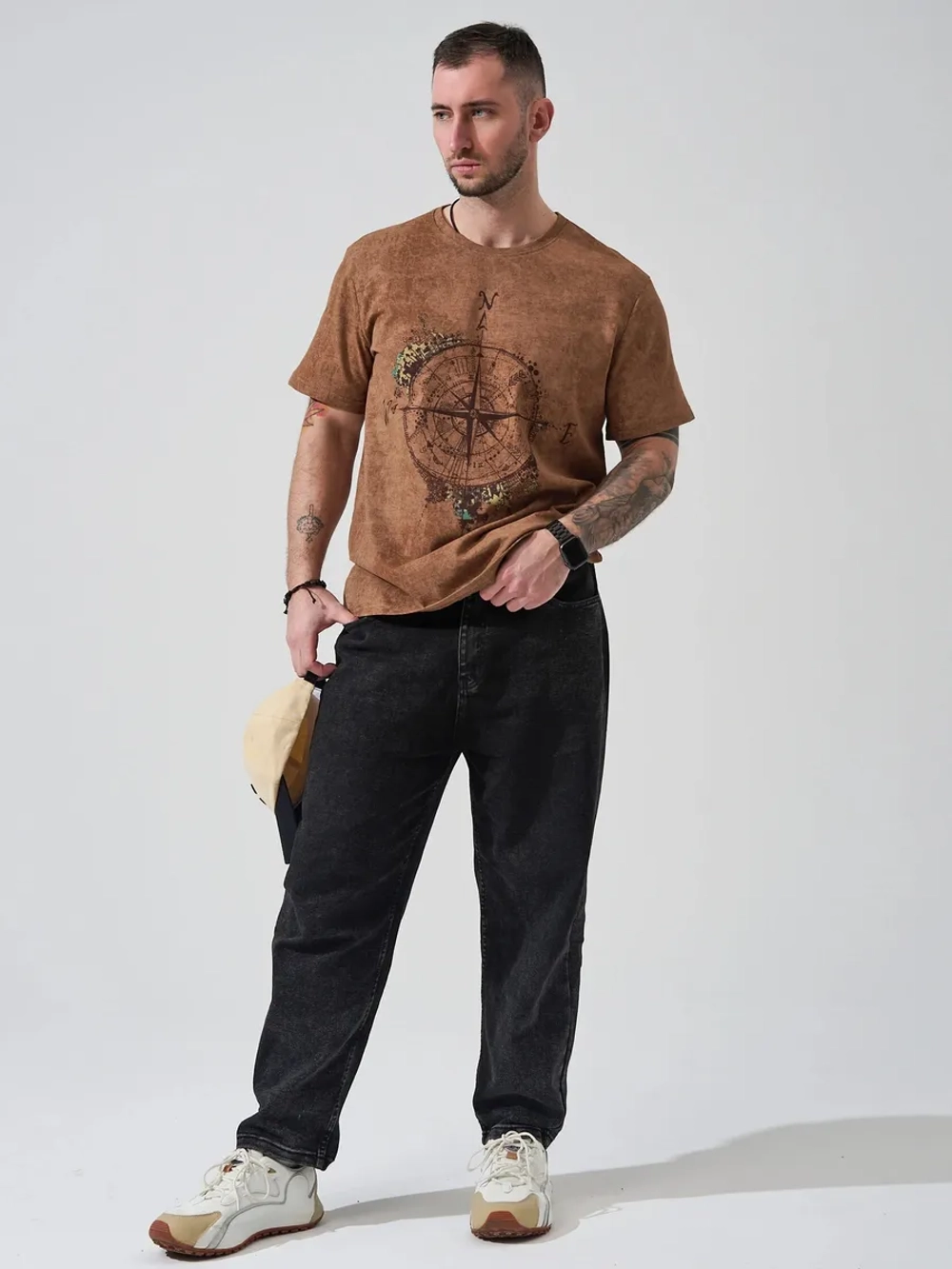 Футболка мужская "Роза ветров"