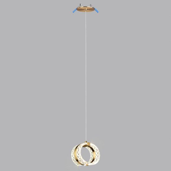 5030/8L L-VISION ODL24 573 античн.бронза/металл/акрил Подвес LED 8W 4000K 423лм MIRAGE