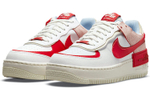 Nike Air Force 1 Low Shadow double hook low-top sneakers women's white, red and blue