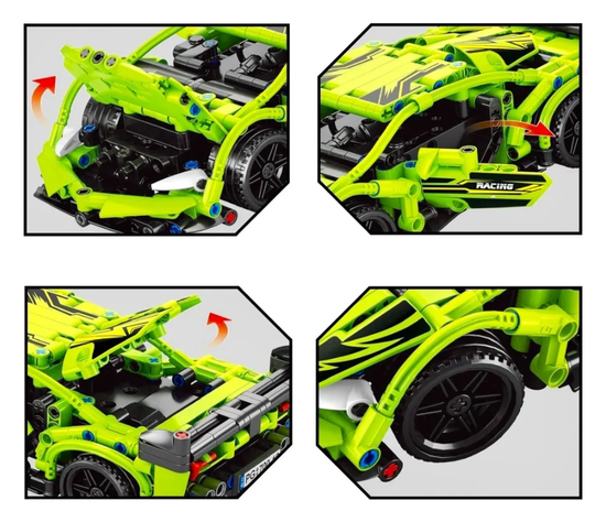 Конструктор Спортивная машина Ламбо с р/у 428 деталей