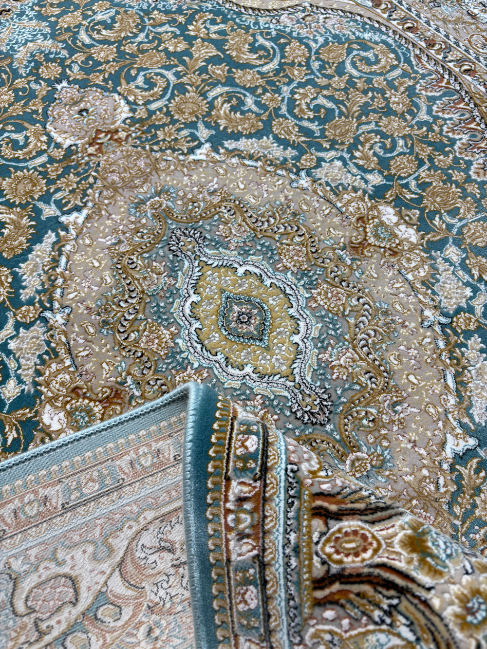 Ковер Mashad 1200 G146 Blue/Grey Прямоугольник