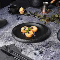 Блюдо овальное 28*21,5 см h3 см Black Raw Stellar P.L. Proff Cuisine [3]