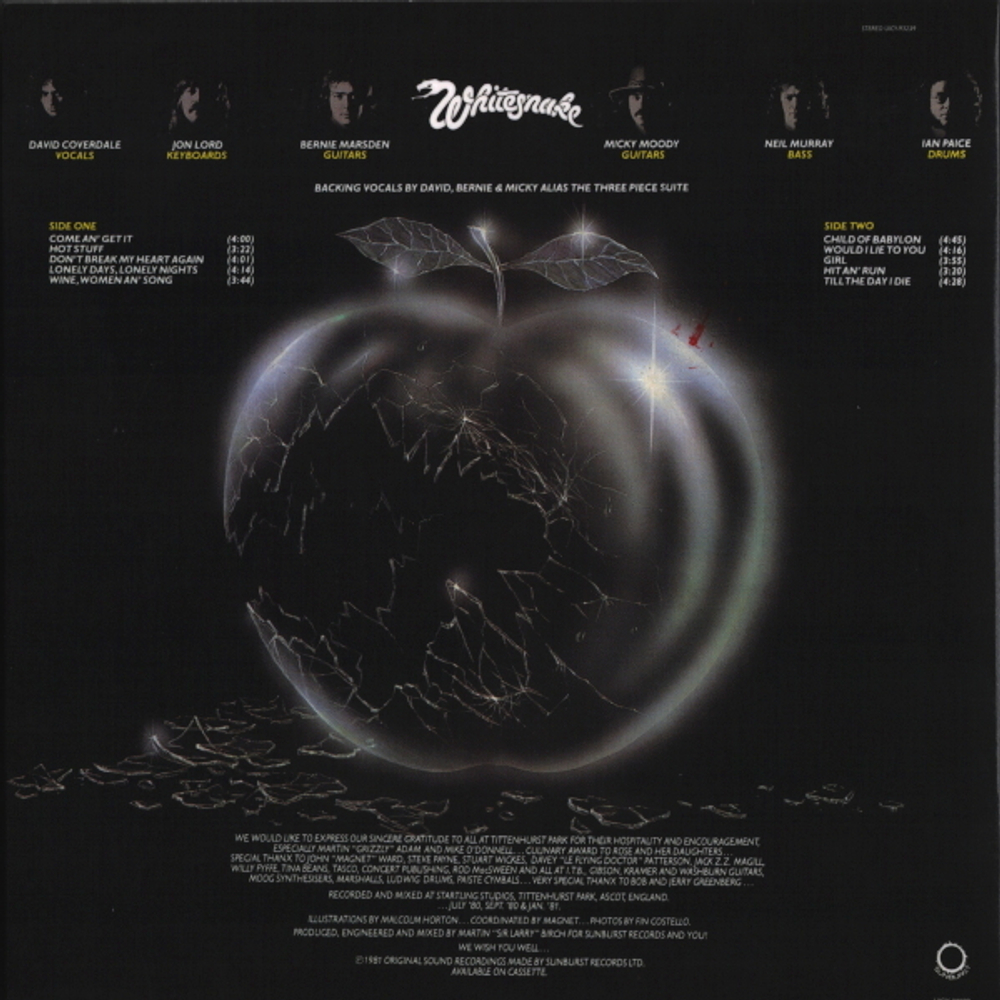 Комплект / Whitesnake (1978 - 1982)(7 Mini LP CD)